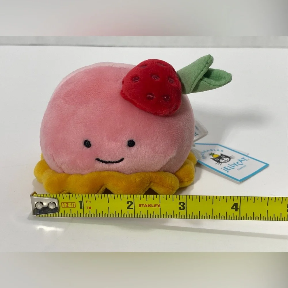 Jellycat Amuseable Food Series Pretty Patisserie DOME FRAMBOISE Plush NEW NWT! - Picture 9 of 9